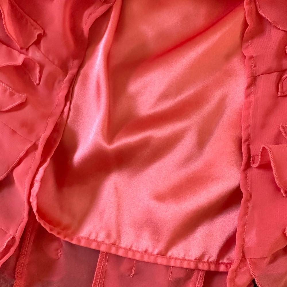 Calvin Klein Coral Party or Formal Dress Beautiful, size 6 - Picture 8 of 12